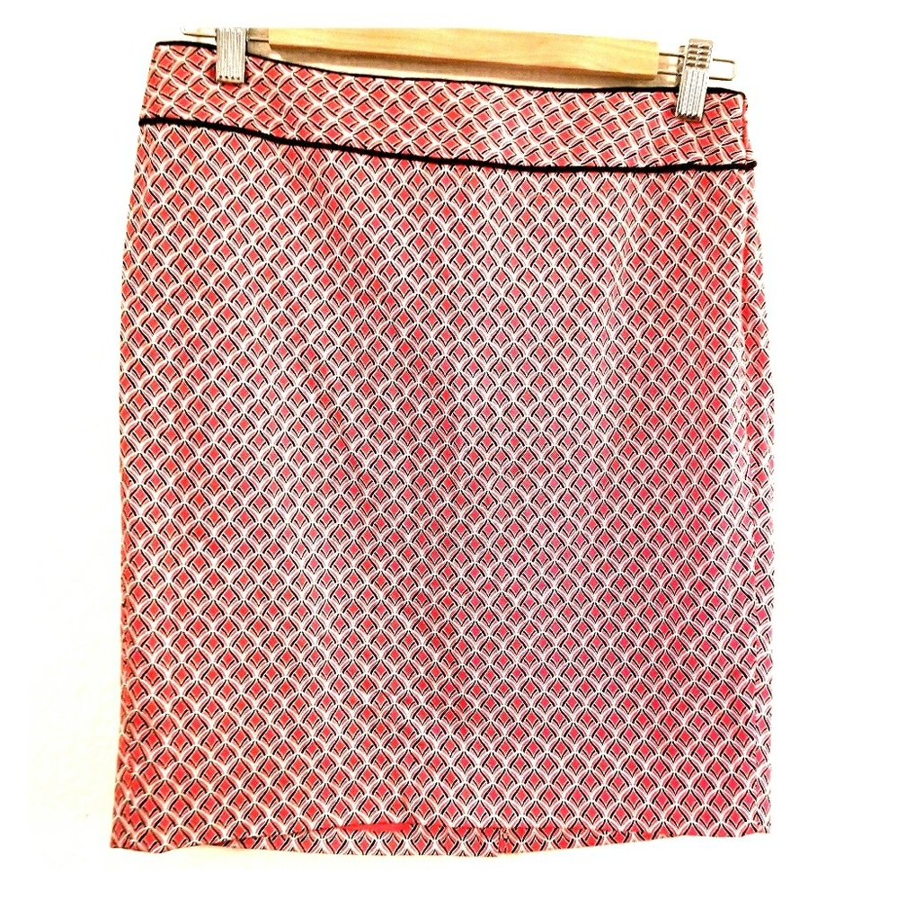 The Limited orange pencil skirt size 4P!
